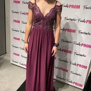 Maroon Prom Dress